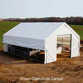 Moo-Tel Calf Nursery w/ Doors 18'W x 24'L White