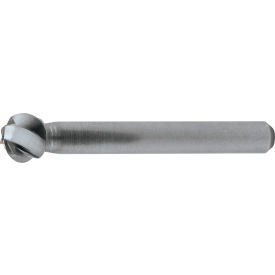 Cle-Line 1853 SD-3 3/8 x 1/4 Aluminum Cut Ball Shaped Bur