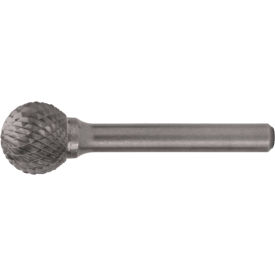 Cle-Line 1853 SD-14 3/16 x 1/4 Double Cut Ball Shaped Bur