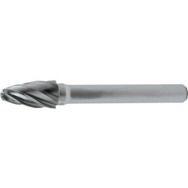 Cle-Line 1848 SF-5 1/2 x 1/4 Aluminum Cut Round Nose Tree Bur