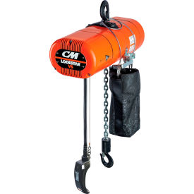CM Lodestar VS Electric Chain Hoist 1/8 Ton 10 Lift 10-60 FPM 115-1-60 3-Step Control