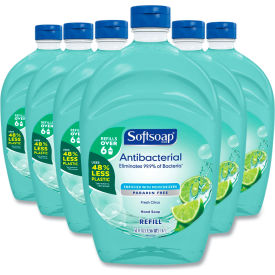 Softsoap&#174; Antibacterial Liquid Hand Soap Refills Fresh 50 oz. Green 6/Case