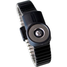 Desco MagSnap 360&#8482; Dual-Wire Metal Wristband Medium