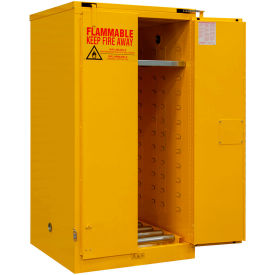 Durham Flammable Drum Cabinet 55 Gallon Self Close Door - 34""W x 34""D x 66-3/8""H