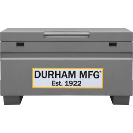 Durham Mfg&#174; Jobsite Storage Box 36""W x 19""D x 21-1/2""H Gray