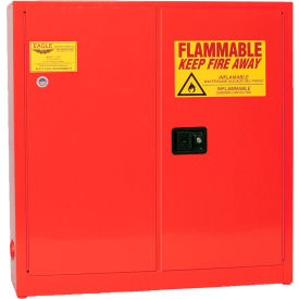 Eagle Paint/Ink Safety Cabinet with Manual Close - 24 Gallon Red