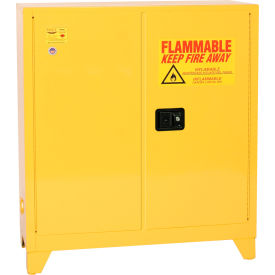 Eagle Flammable Liquid Tower&#8482; Safety Cabinet with Self Close - 30 Gallon