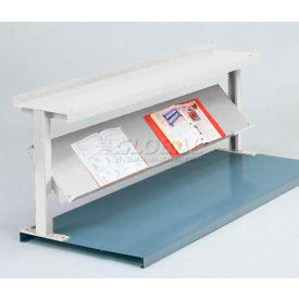 Equipto&#174; Steel Riser W/ 2 Shelves 72""W x 13-1/2""D White