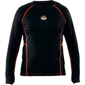 Ergodyne N-Ferno&#174; 6435 Thermal Base Layer Long Sleeve Shirt Black Large