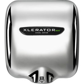 XleratorEco&#174; Automatic Hand Dryer W/Noise Reduction & HEPA Filter Chrome 110-120V