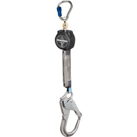 FallTech&#174; 72706SG5 DuraTech 6' Mini SRD Single-Leg Aluminum Carabiner & Aluminum Rebar Hook