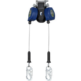 FallTech&#174; FT-X Cable Leading Edge Self Retracting Lifeline Galvanized Cable & Snap Hook 8'L