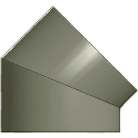 Zip-A-Duct&#8482; 16"" Diameter 45 &#176; Gray Right Hand Elbow
