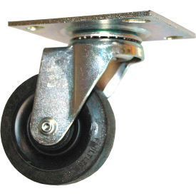 Rubbermaid&#174; 3 1/2"" Swivel Plate Caster with Hardware