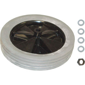 Rubbermaid&#174; 12"" Wheel with Hardware Includes (1) 12"" Wheel (4) Washers (1) Axle Nut