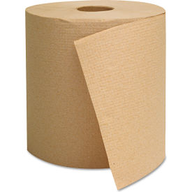 1-Ply Hardwound Towel Brown 800' Roll 6/Case - 1825