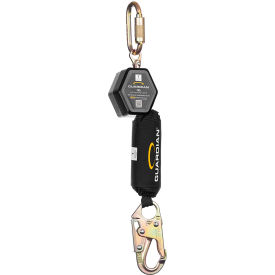 Guardian&#174; CR5 Self-Retracting Lifeline Single-Leg HMPE Webbing Steel Snap Hook 6'L