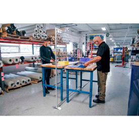 Global Industrial&#153; Free Standing Partition Frame 72""W x 72""H Clear