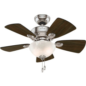 Hunter Fan 34"" Watson Ceiling Fan with Light 52092 - Brushed Nickel