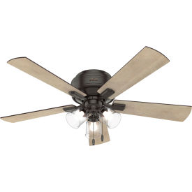 Hunter Fan 52"" Crestfield LP-NB - 4991 CFM w/ Light Kit