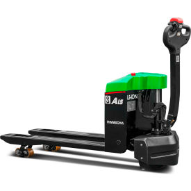 Hangcha A Series Electric Lithium-ion Walkie Pallet Jack 3000 lb. Capacity 27""W x 48""L Forks