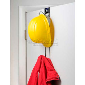 Horizon Mfg. Over The Door 2 Hook Hard Hat Coat and Purse Rack 5008 3""L X 4-3/4""W X 19""H