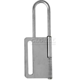 Horizon Mfg. Heavy Duty Lockout Tagout Hasp - 3-1/2"" Shackle Gray