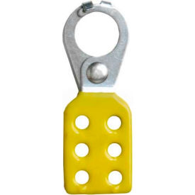 Horizon Mfg. Lockout Tagout Hasp 5514 Interlocking Style 1"" Opening Yellow
