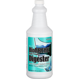 Nilodor Structured By Nature BioBREAK Odor Eliminator w/Bacteria & Enzymes Quart Bottle 12/Case