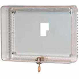 Honeywell Large Universal Thermostat Guard W/ Clear Cover Base Opaque Wallplate TG512A1009