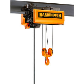 Harrington RY 3 Ton Dual Speed Electric Wire Rope Hoist And Trolley 25' Lift 26/4.3 FPM 230V