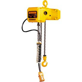 Harrington SNER003S-20 SNER Electric Hoist w/ Hook Suspension - 1/4 Ton 20' Lift 14 ft/min 230V