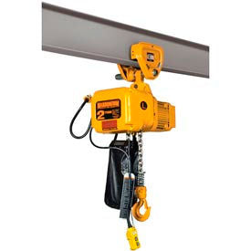 Harrington SNERP003S-15 SNER Electric Hoist w/ Push Trolley - 1/4 Ton 15' Lift 14 ft/min 230V