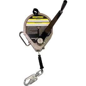 MightEvac&#153;+ Self-Retracting Lifeline with Tripod Bracket & Pulley Stainless Steel Cable 100'L