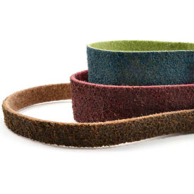 Superior Abrasives 10666 Surf Cond Belt LS FD 48"" x 6"" Aluminum Oxide Very Fine