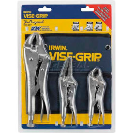 IRWIN VISE-GRIP&#174; 73 3 Piece The Original&#8482; Locking Plier Set W/ Pouch
