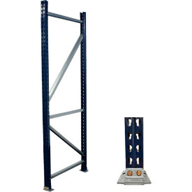 Interlake Mecalux Pallet Rack Tear Drop Upright Frame Bolted 216
