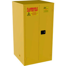 Jamco Flammable Liquid Storage Cabinet Self Close Door 60 Gallon Capacity 34""W x 34""D x 65""H