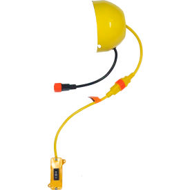 Jan Fan&#174; End Dome w/ 2 Speed Drop Cord Switch Yellow
