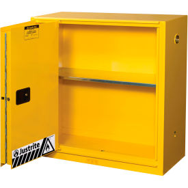 Justrite&#174; Flammable Cabinet Self Close Single Door 30 Gallon Capacity 43""W x 18""D x 44""H