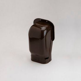 Slimduct&#174; 100 Rectorseal&#174; Wall Inlet 8-3/4""L x 5""W x 3-3/8""H Brown