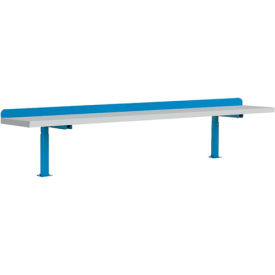 Lista Adjustable Riser W/ Laminate Square Edge 72""W x 12""D Blue