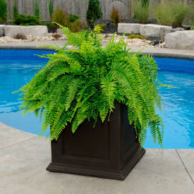 Mayne&#174; Fairfield 20"" x 20"" Square Planter Espresso