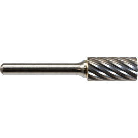 Global Industrial Cylindrical No Endcut Bur 2-1/2""L x 1/4"" Shank Dia. 5/16"" Cut Dia.