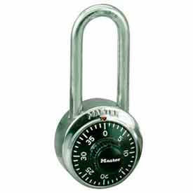Master Lock&#174; No. 1502LH General Security Combo Padlock LH Shackle - Black Dial