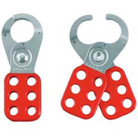 Master Lock&#174; Steel Lockout Hasp Steel 1"" Jaw Clearance 420