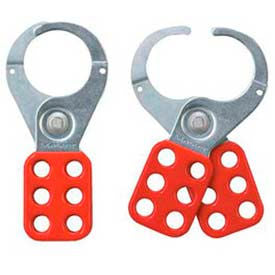 Master Lock&#174; Steel Lockout Hasp 1-1/2"" Jaw Clearance