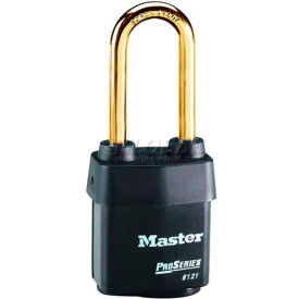 Master Lock&#174; No. 6121KABLJ High Security Steel Weather Resistant Cvrd Laminated Padlocks