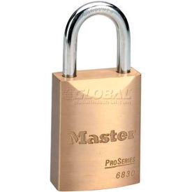 Master Lock&#174; No. 6830KA High Security Brass Solid Body Padlocks