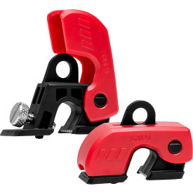 Master Lock&#174; Grip Tight Plus Miniature Circuit Breaker Lockout Device 120/240V Red